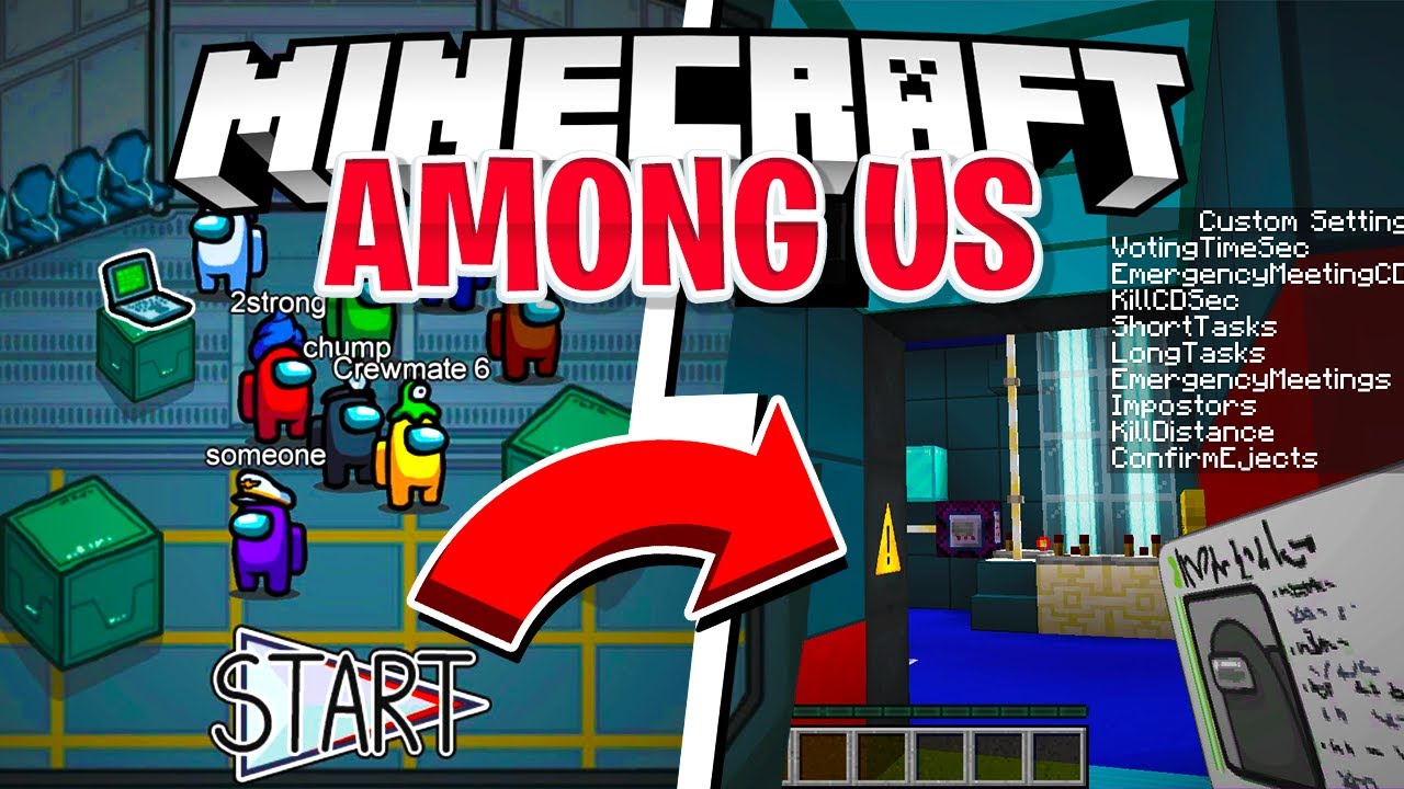 AMONG US MOD 1.16.3 minecraft - how to download & install Among Us