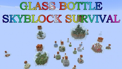 Карта Glass Bottle SkyBlock Survival скриншот 1