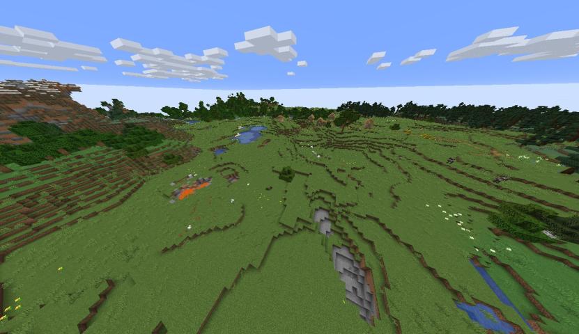 Цветочные луга посреди летающих островов screenshot 1