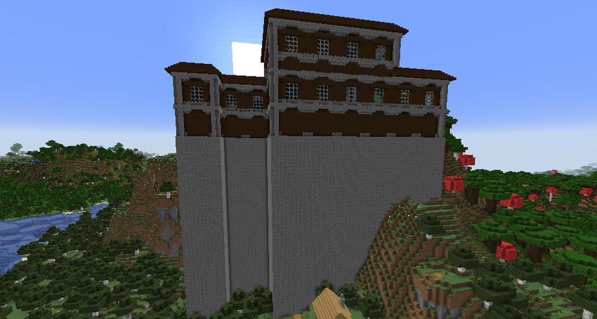 Огромный особняк с деревней внутри screenshot 1