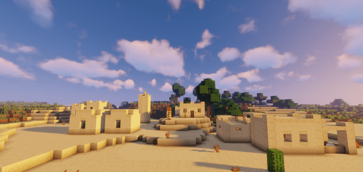 Деревня с храмом рядом со спавном screenshot 1