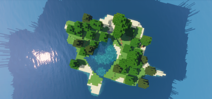 Маленький остров с озером screenshot 1