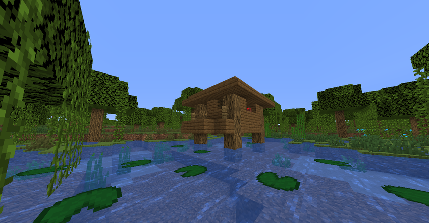 Огромное болото со множеством строений screenshot 1