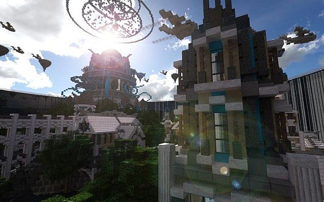 Minecraft атлантида карта