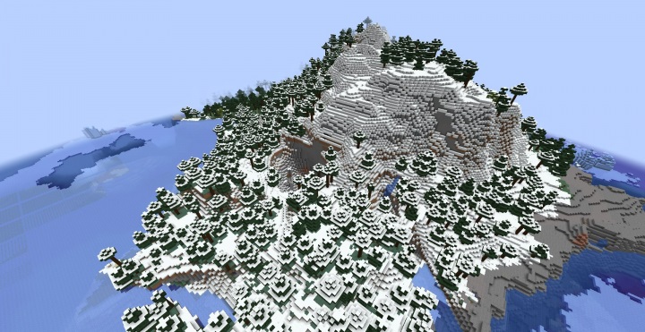 Каменный остров рядом с ледяным биомом screenshot 3