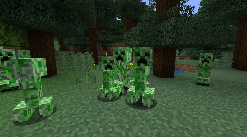 Variable Mob height Mod. Minecraft creatures dicks.