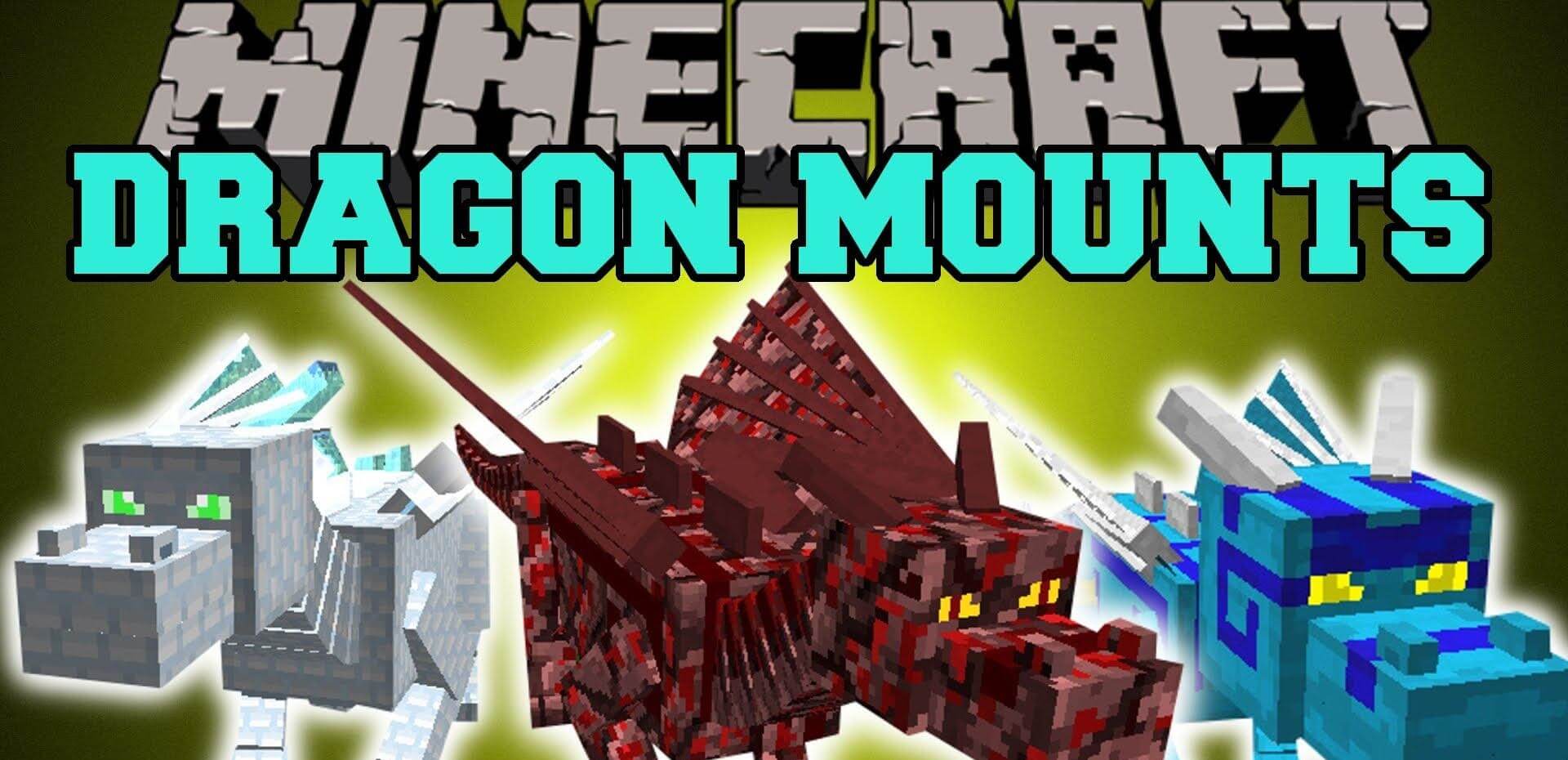 Dragon Mounts для Minecraft Pocket Edition 1.13