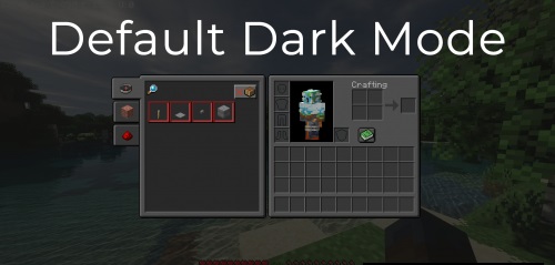 Default Dark Mode for Minecraft 1.16.3