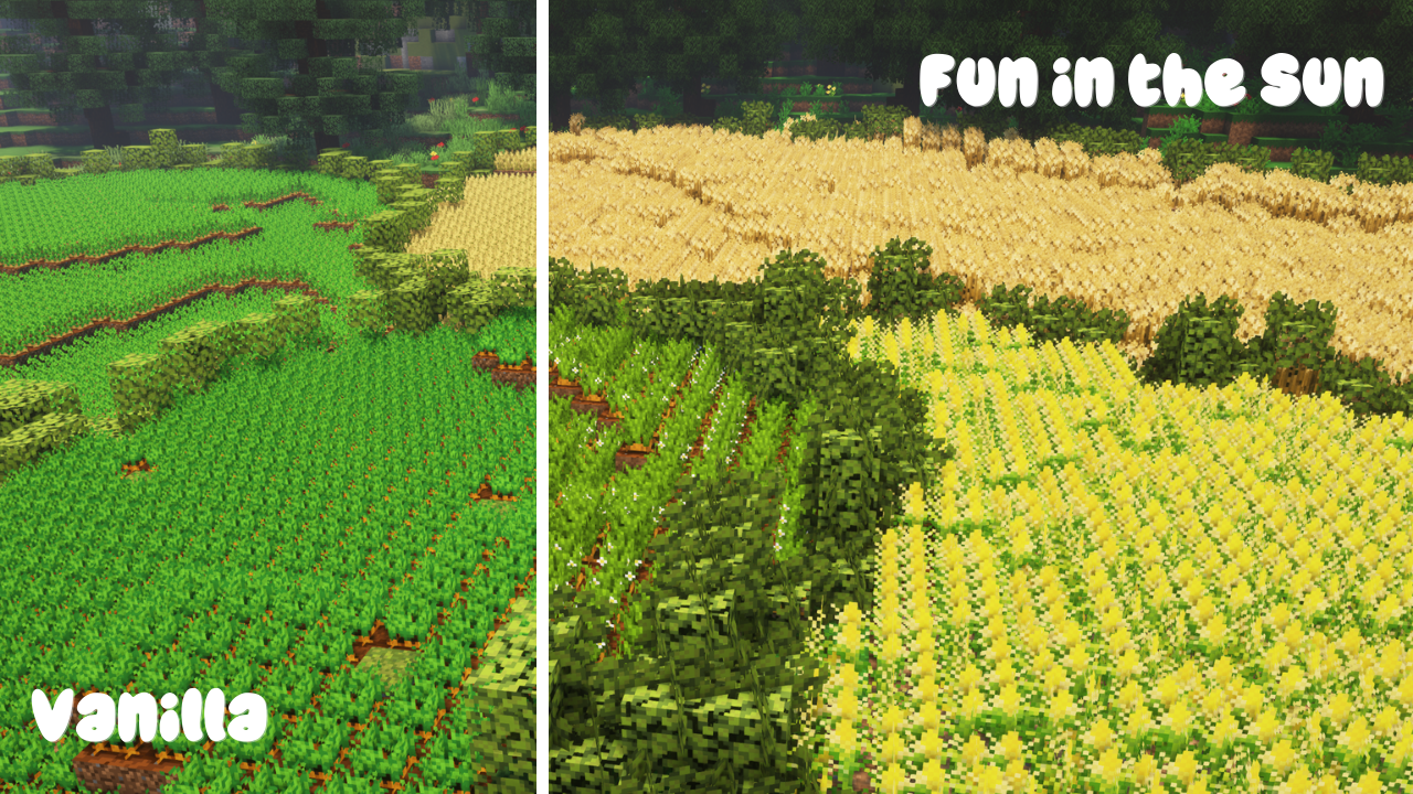 Sunny LEAVES Forever In Minecraft! (4), Minecraft