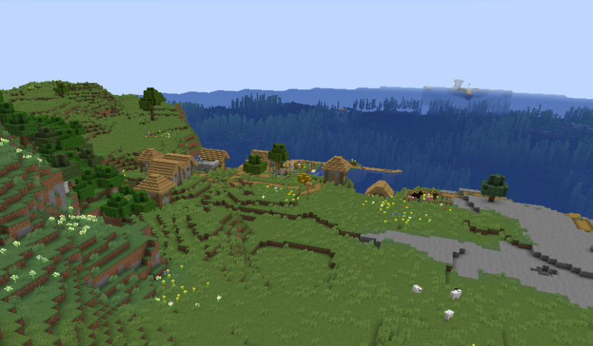 Деревня посреди равнин screenshot 2