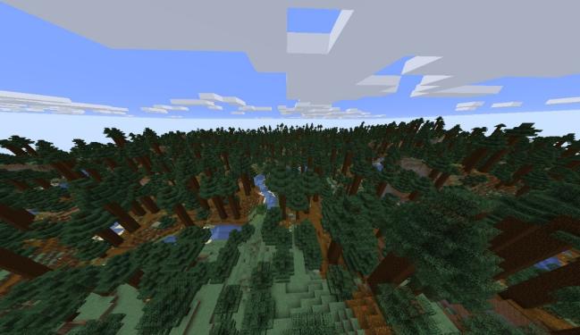 Деревня в гуще хвойного леса screenshot 1