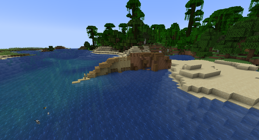 Затонувший корабль рядом с деревней screenshot 1