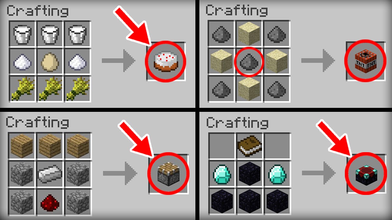 Crafting Recipes Для Minecraft Pocket Edition 1.17