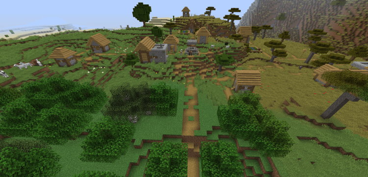 Большая деревня рядом с шахтой screenshot 1