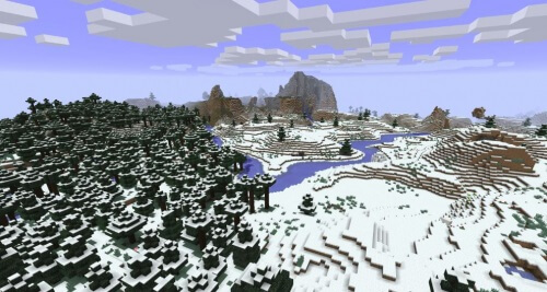 -986625532 Деревня в снежной тайге screenshot 1