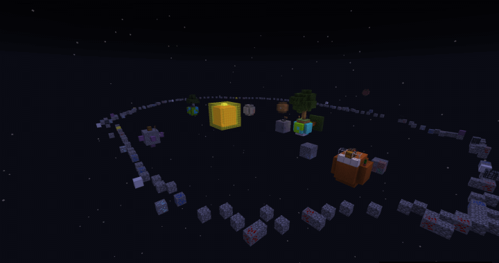 Карта SkyBlock: SolarSystem скриншот 2