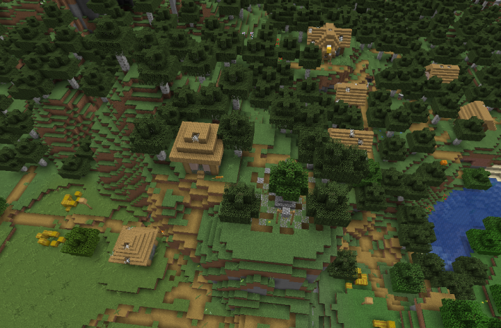 Две деревни напротив березовой рощи screenshot 1