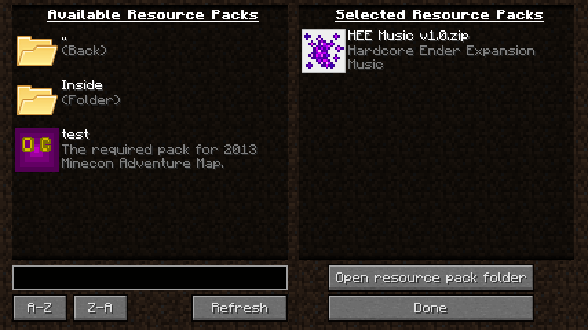 Resource Pack Organizer скриншот 2