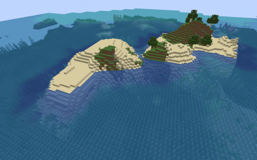 Два странных острова на спавне screenshot 1