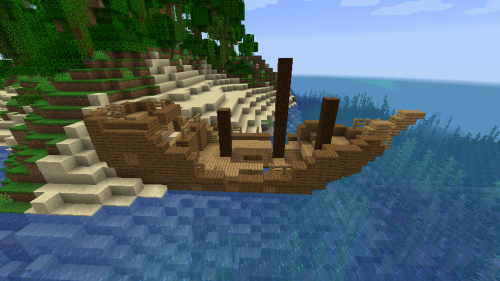 7777777777988733304 Two Ships at the Spawn | Seed Minecraft