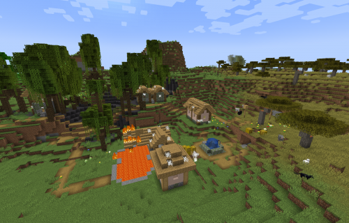Зомби-деревня рядом с болотом screenshot 1