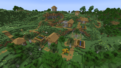 Большая деревня в лесу и заброшенная шахта screenshot 1