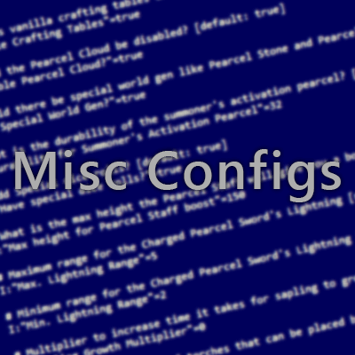 Misc Configs скриншот 1