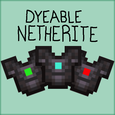 Dyeable Netherite screenshot 1