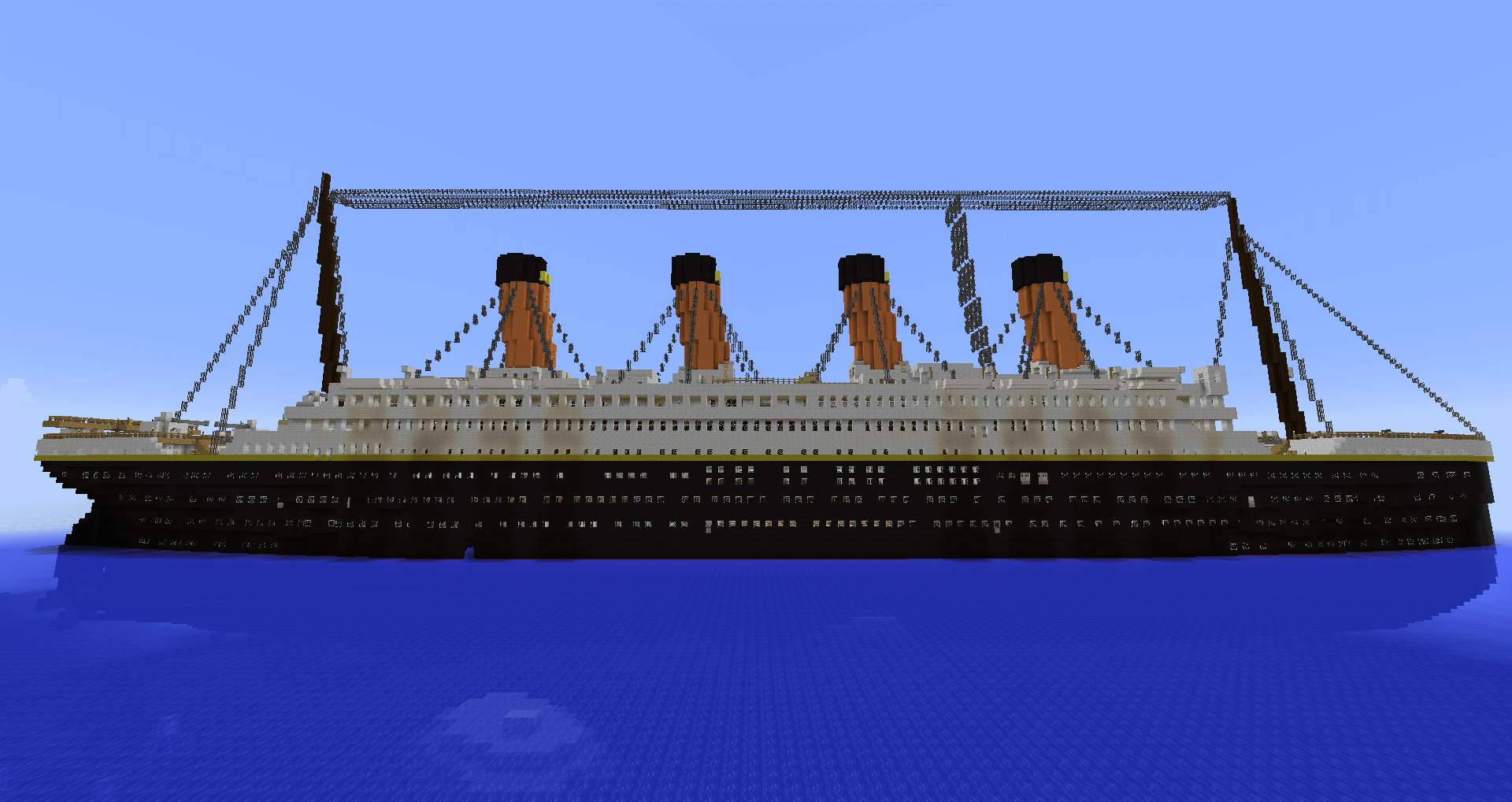 Титаник в МАЙНКРАФТЕ