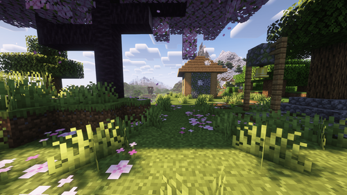 Зомби-деревня рядом с вишневым лесом screenshot 1