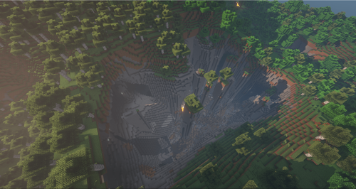 Огромная шахта в каньоне screenshot 1