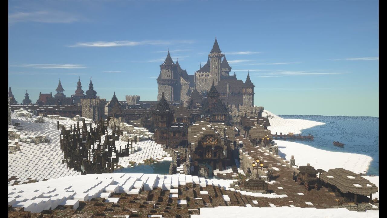 A Winter House Minecraft Map