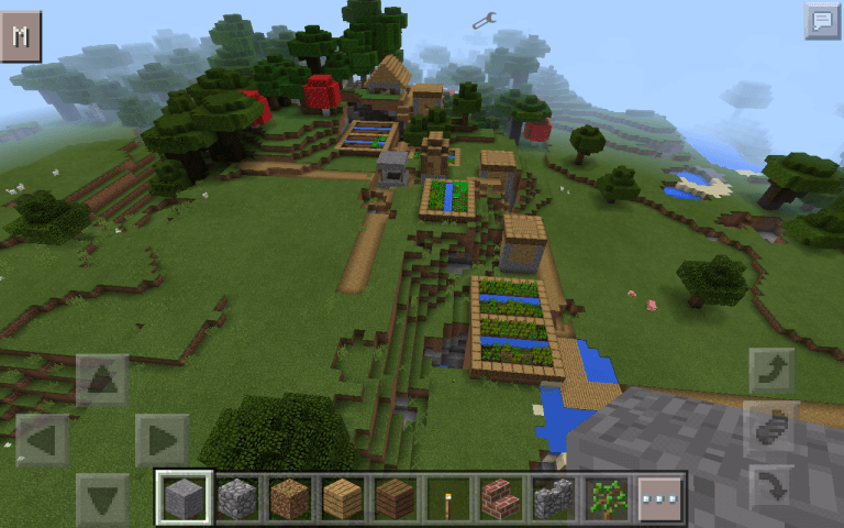 Деревня на расщелине Сид Minecraft скриншот 2