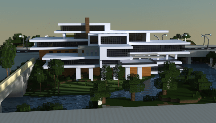 ✓ How to make a MODERN HOUSE in MINECRAFT