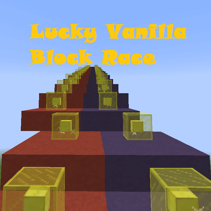 Lucky Vanilla Block Race скриншот 1