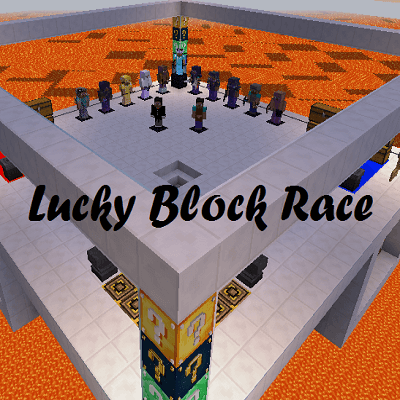 Hard Lucky Block Race скриншот 1