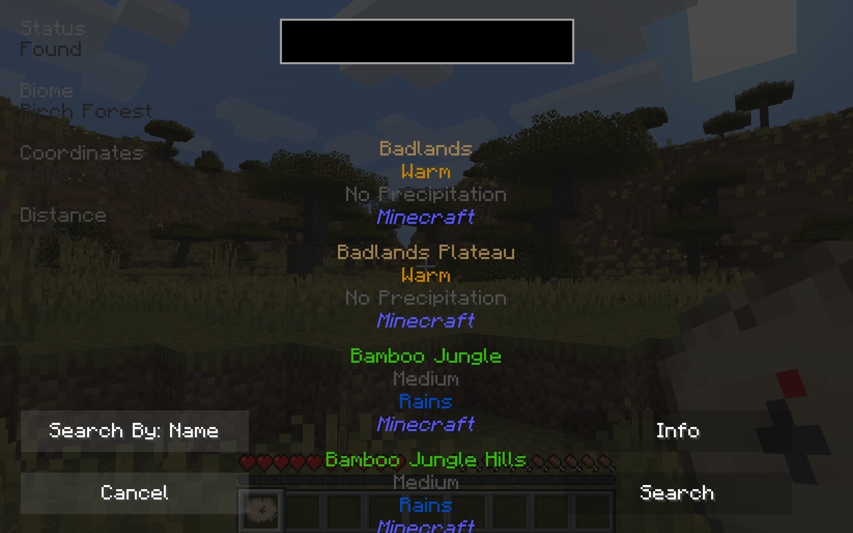 Biome Locator screenshot 3