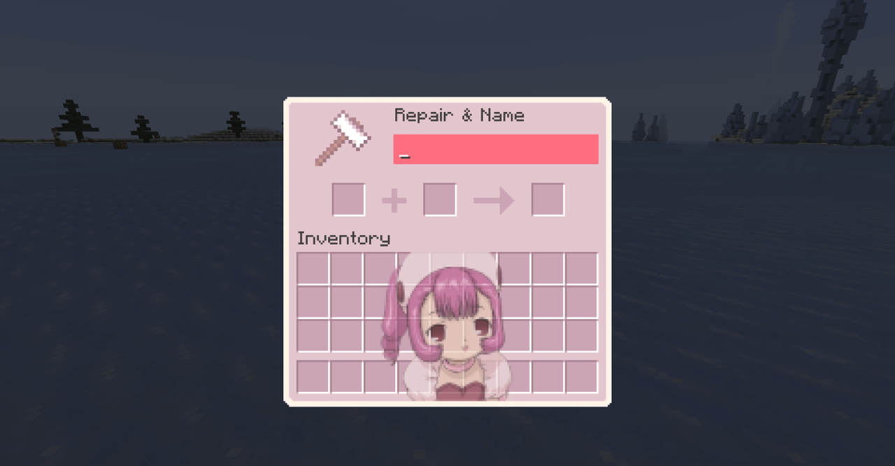 Chobits GUI for Minecraft 1.21.11