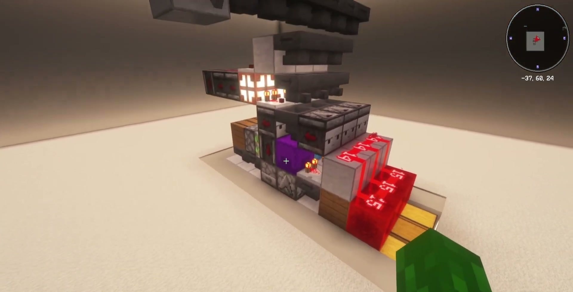 Path Examples Minecraft Kinetic Assembly Vault | Minecraft Map