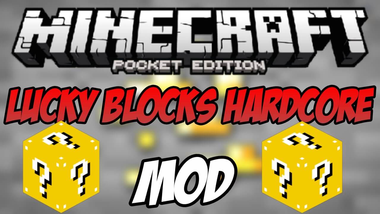 Лого Lucky Block Hardcore Mod