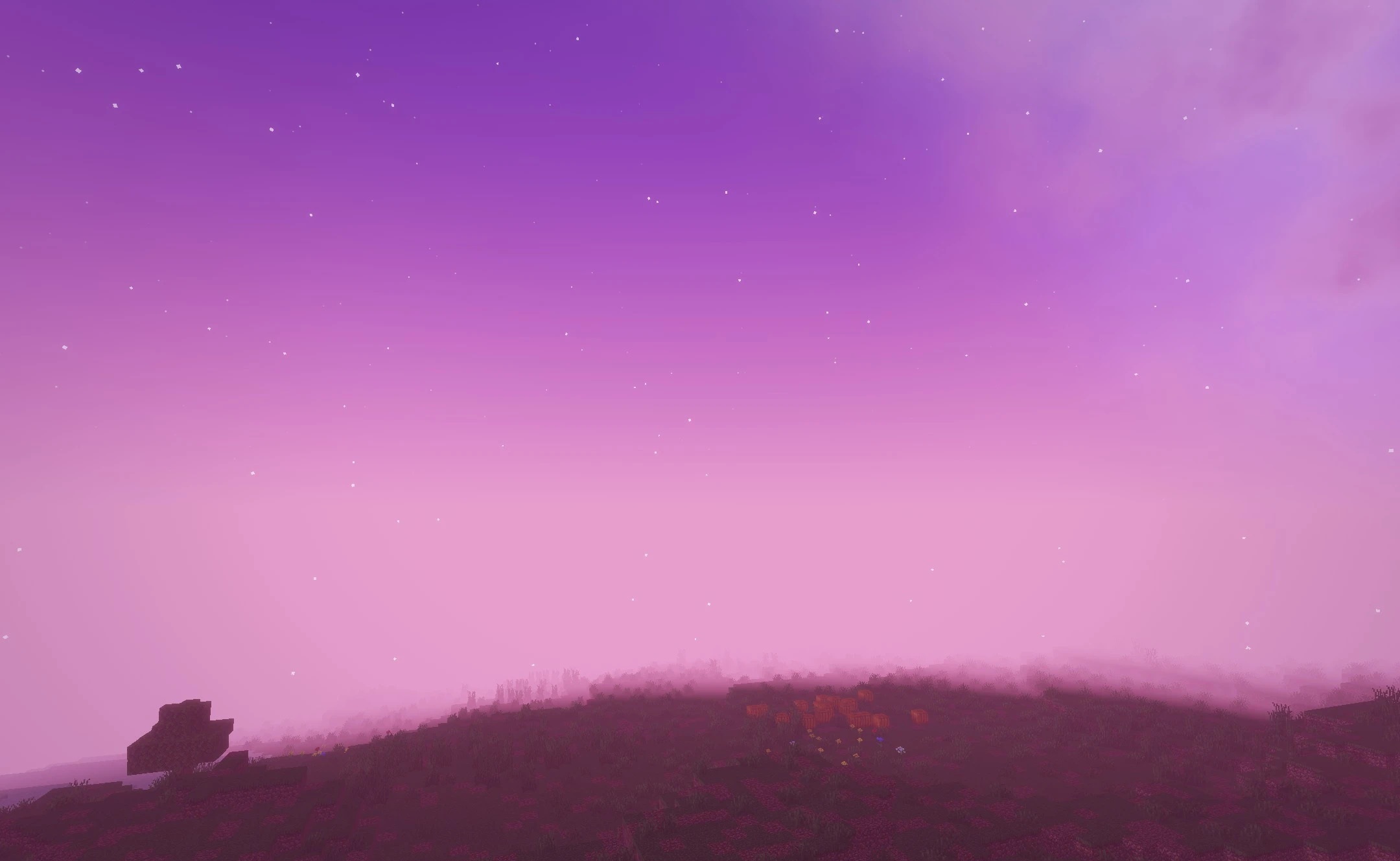 Different Minecraft Tree Textures Purpleglow Shaders for Minecraft 26.3