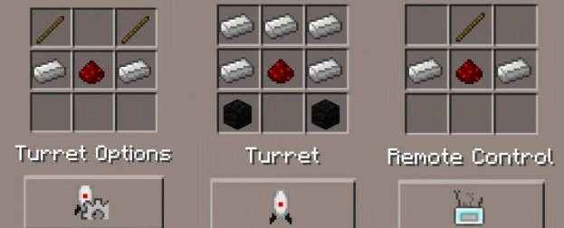 Turrets Mod скриншот 5 крафт