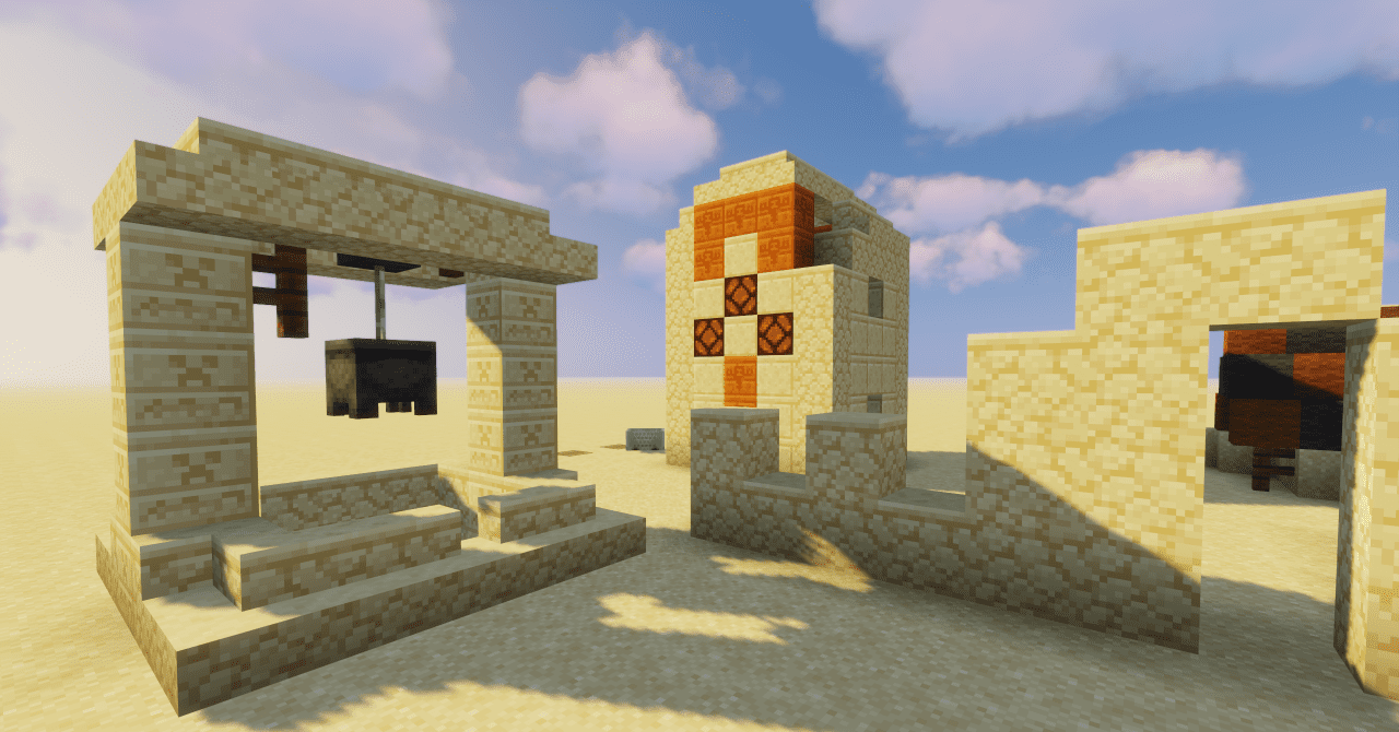 Desert Abandoned Town for Minecraft 1.20.6