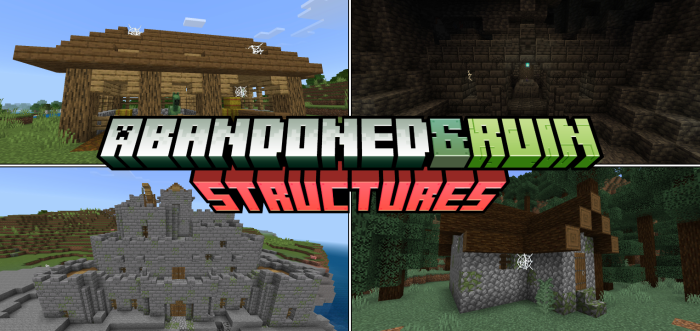 Abandoned & Ruin Structures for Minecraft Pocket Edition 1.20