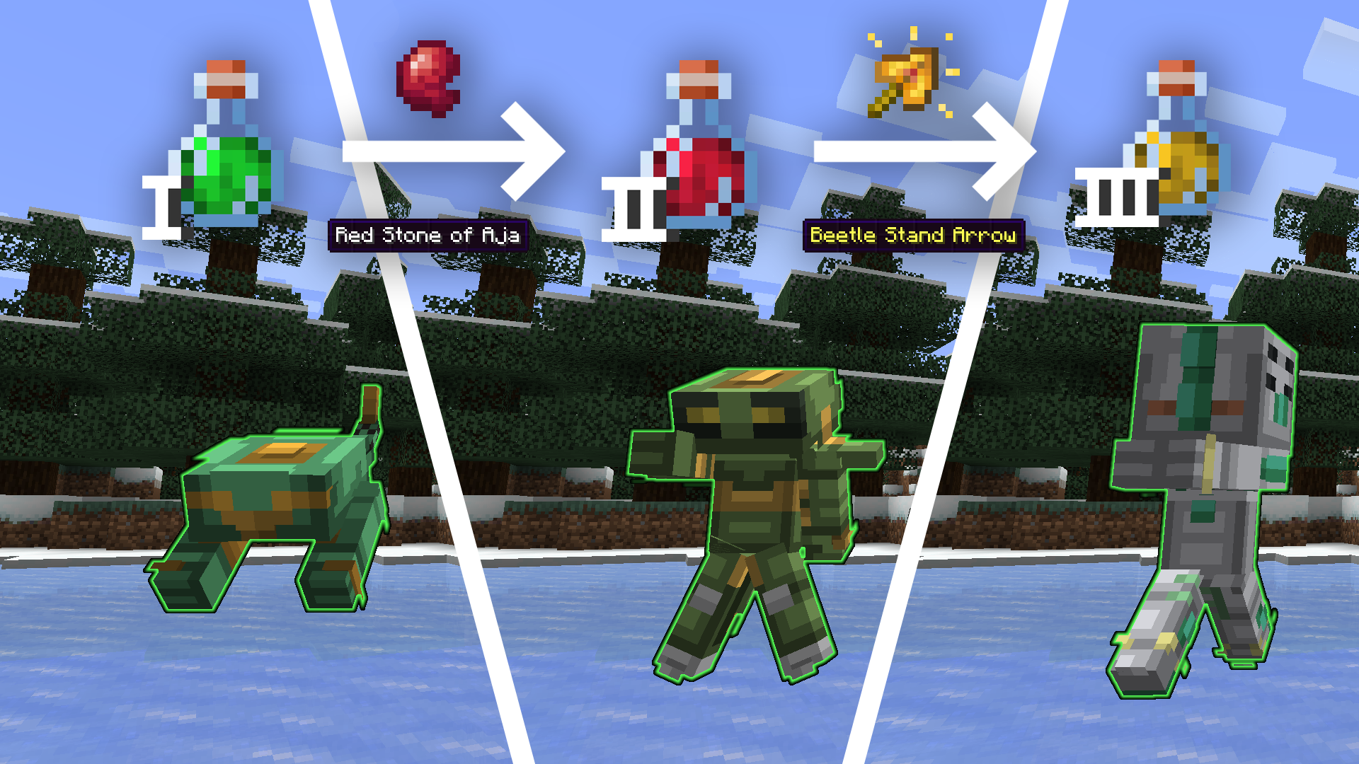 The JOJO Cubed Minecraft Datapack