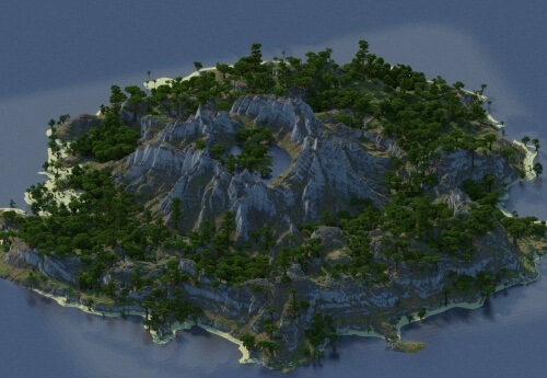 Карта Tropical island скриншот 1
