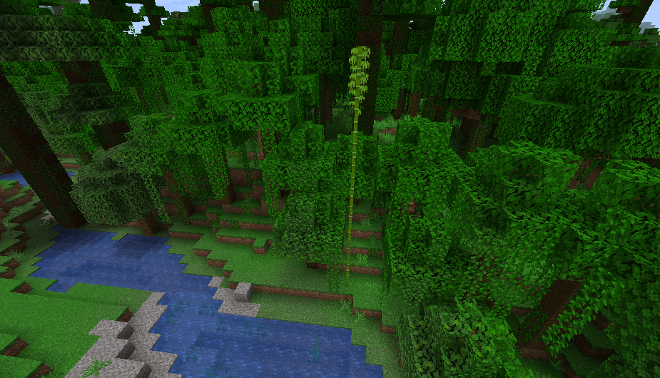 Bamboo in Minecraft 1.14