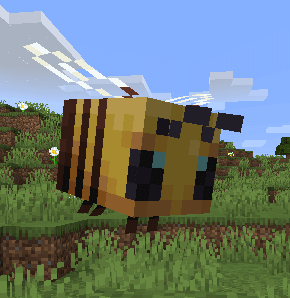 Пчела в Minecraft 1.15