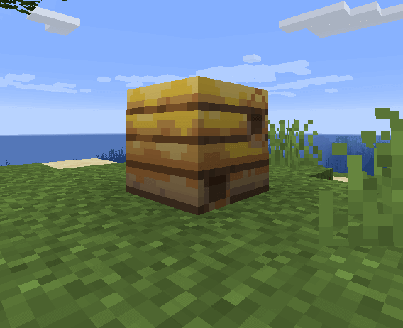 Пчелиное гнездо в Minecraft 1.15