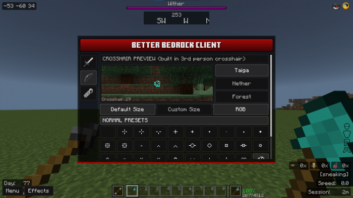 Better Bedrock Client screenshot 1